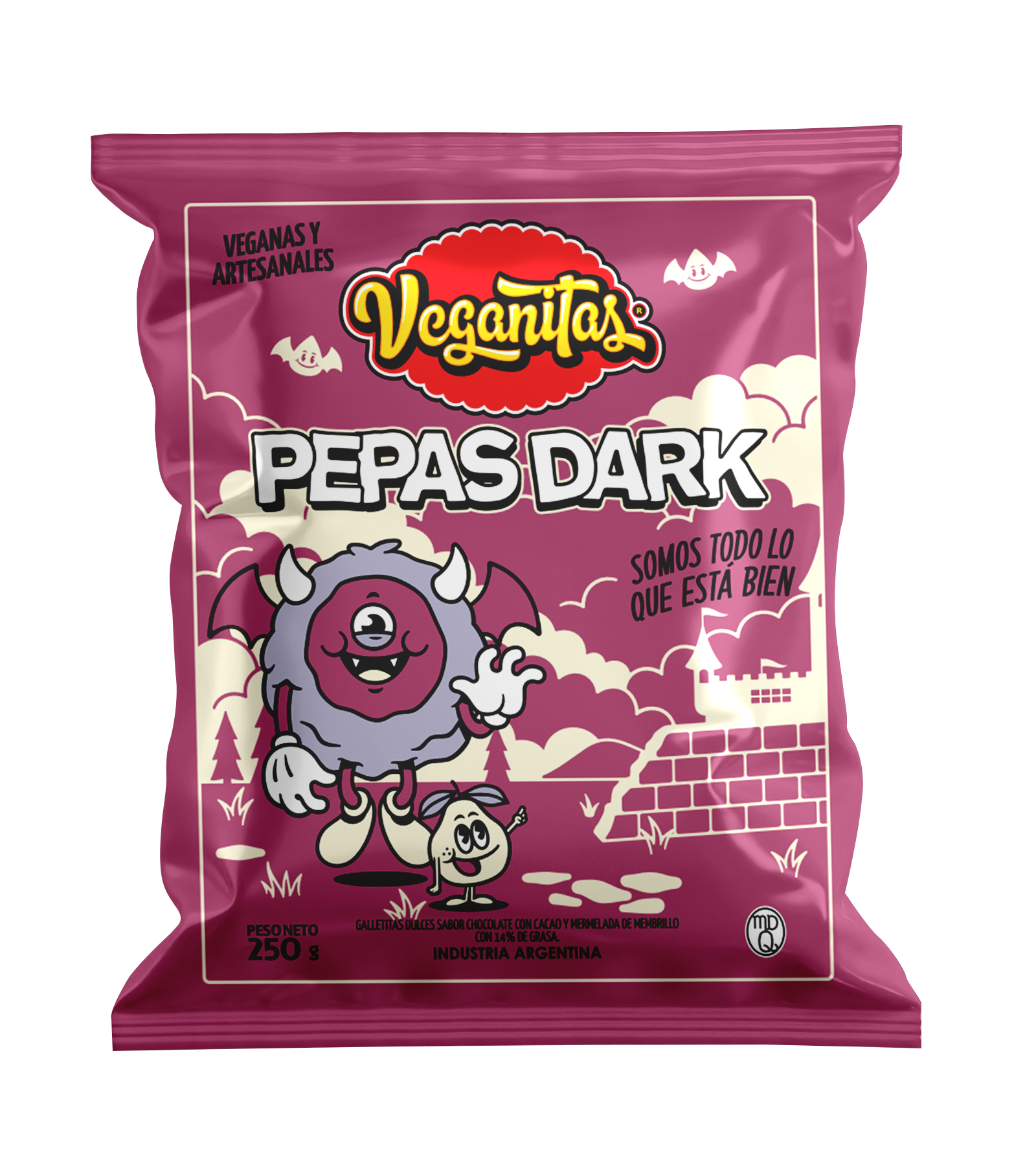 Pepas Dark con cacao