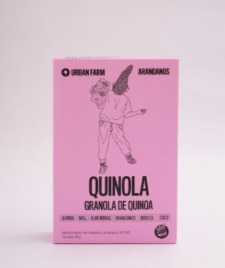 Granola de quinoa con arandanos